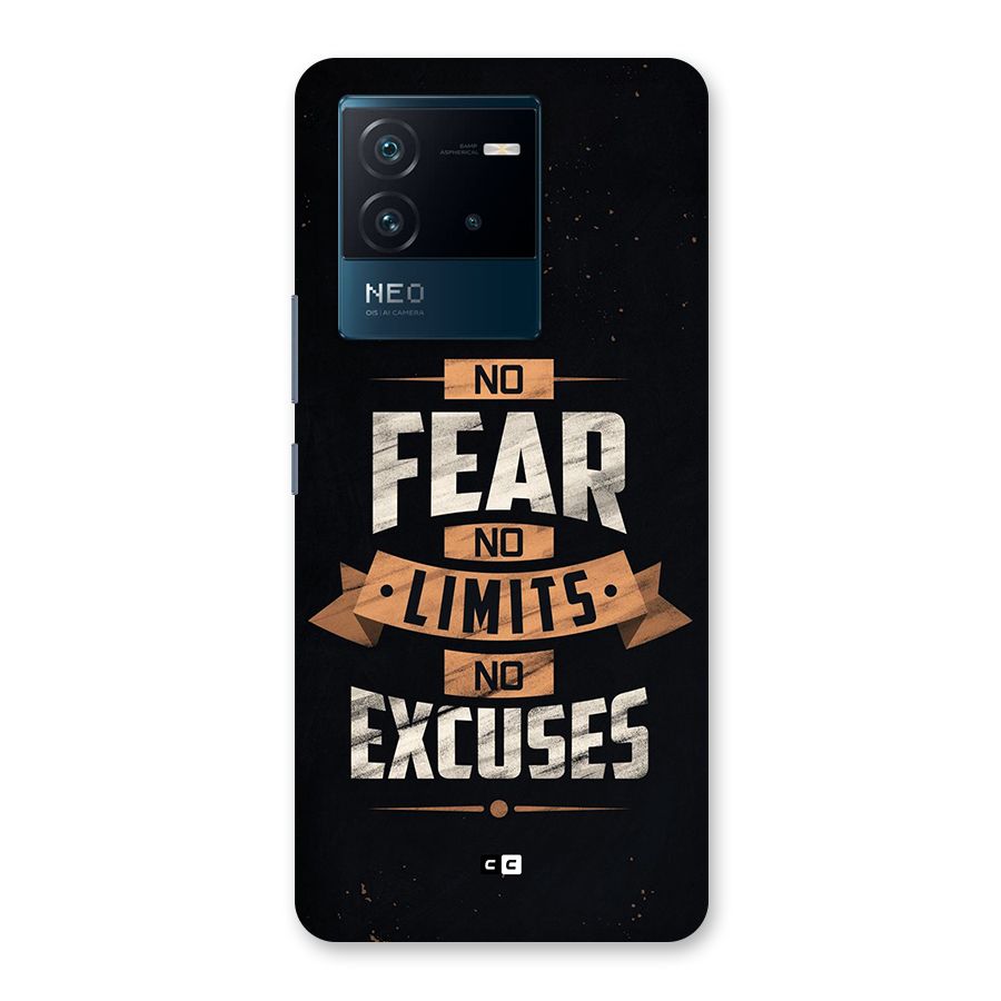 No Excuse Back Case for Vivo iQOO Neo 6 5G