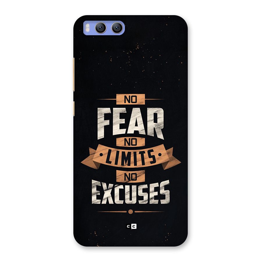 No Excuse Back Case for Xiaomi Mi 6