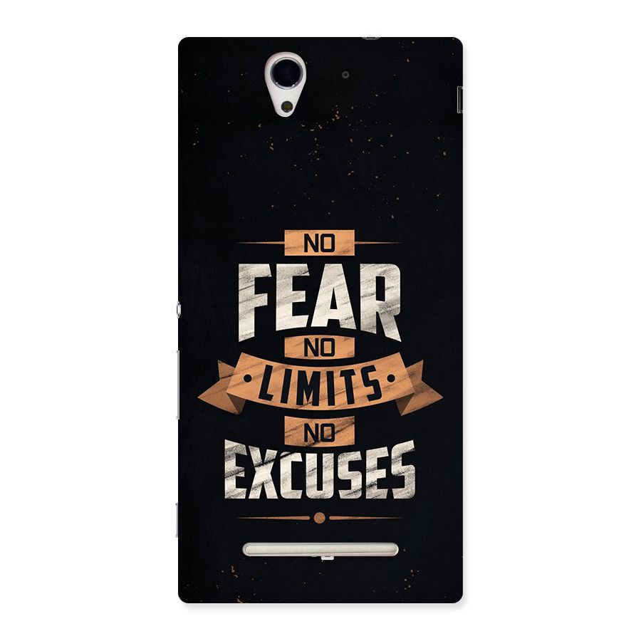 No Excuse Back Case for Xperia C3