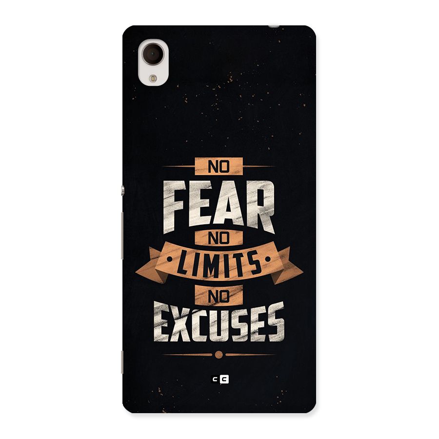 No Excuse Back Case for Xperia M4