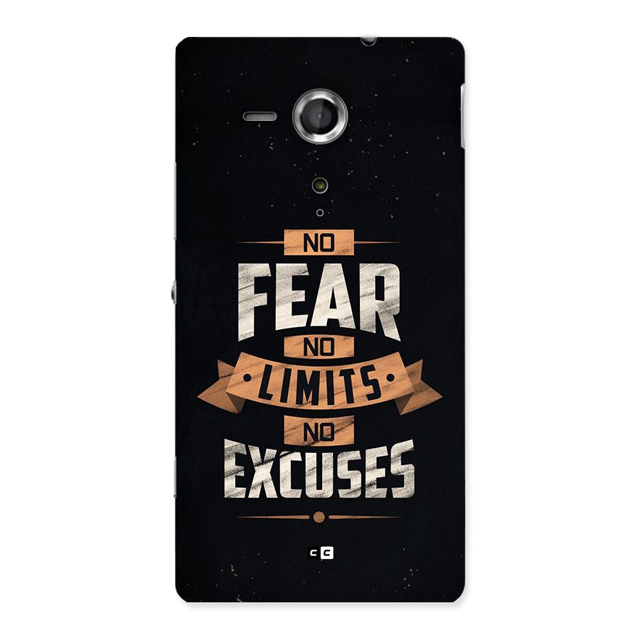No Excuse Back Case for Xperia Sp