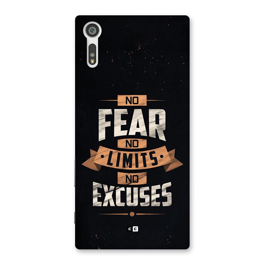 No Excuse Back Case for Xperia XZ
