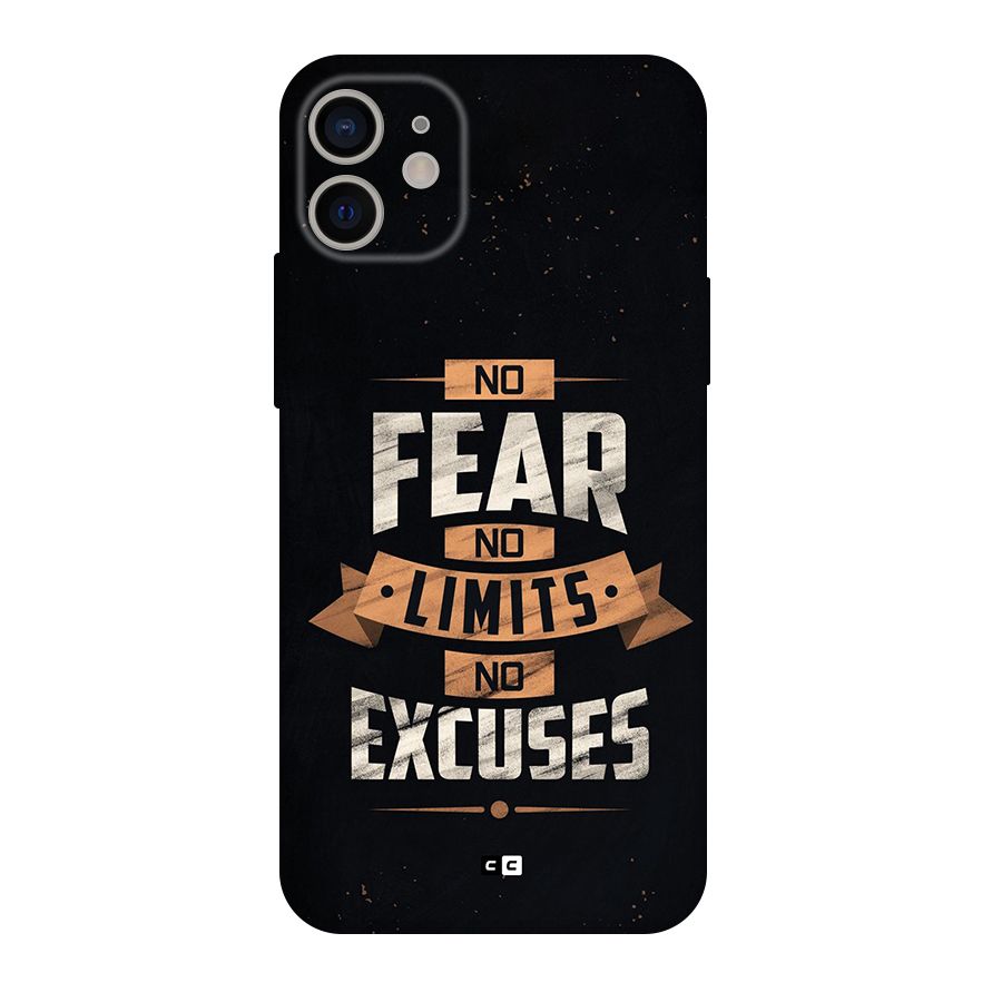 No Excuse Back Case for iPhone 11