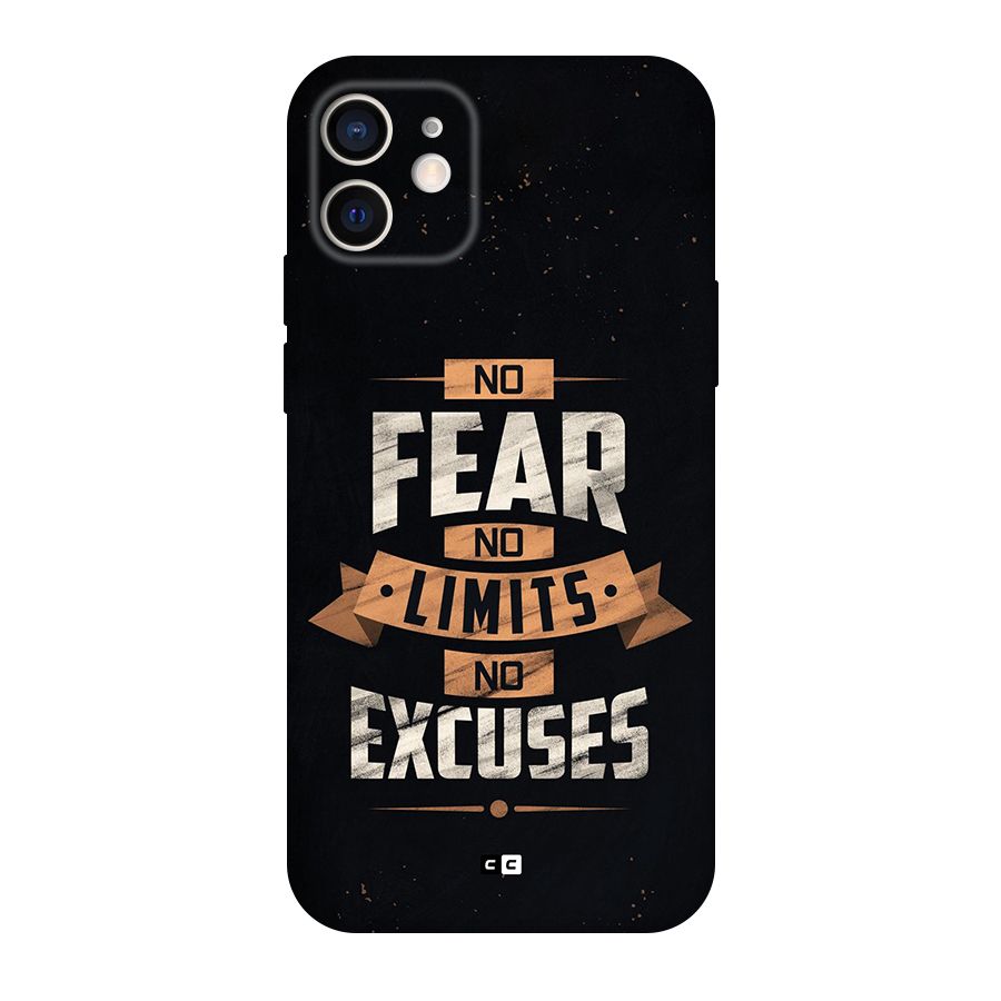No Excuse Back Case for iPhone 12