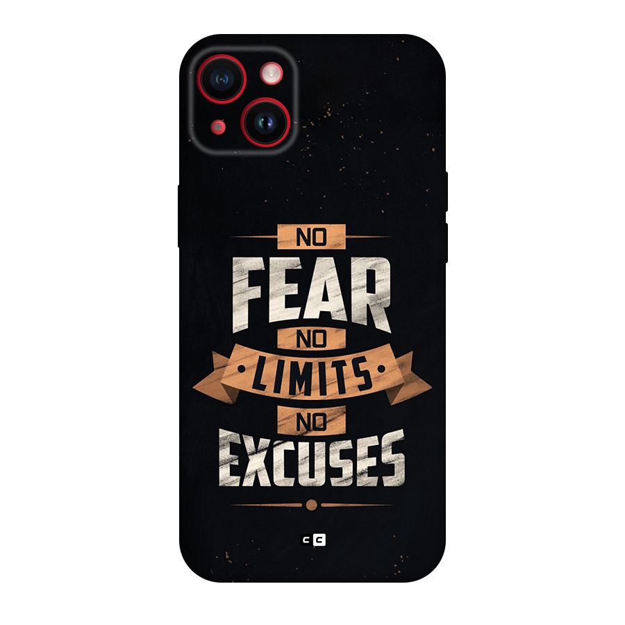No Excuse Back Case for iPhone 14 Plus