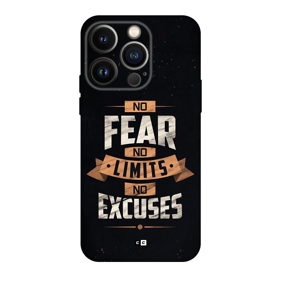 No Excuse Back Case for iPhone 14 Pro