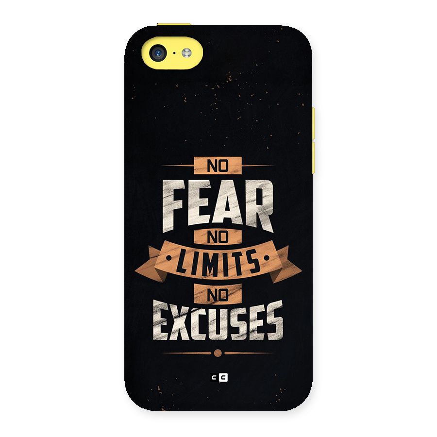 No Excuse Back Case for iPhone 5C