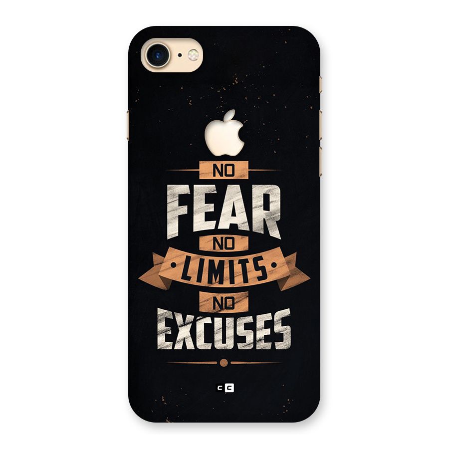 No Excuse Back Case for iPhone 7 Apple Cut