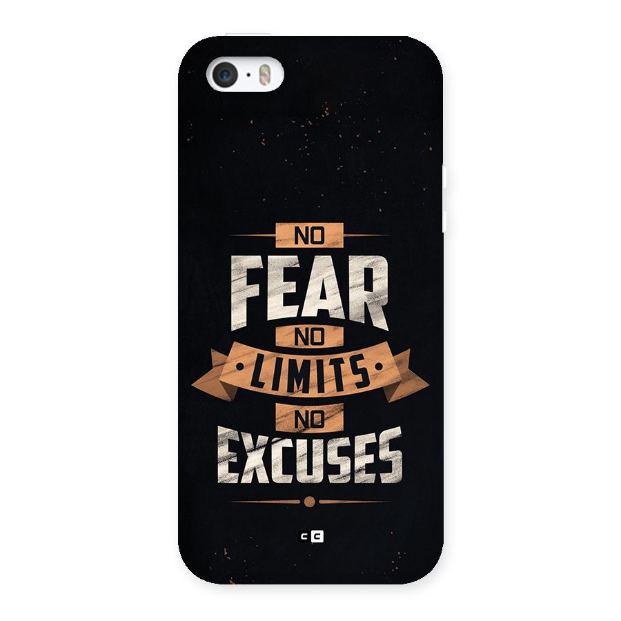 No Excuse Back Case for iPhone SE 2016