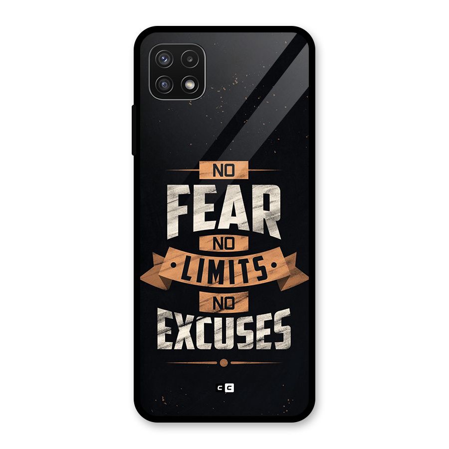 No Excuse Glass Back Case for Galaxy A22 5G