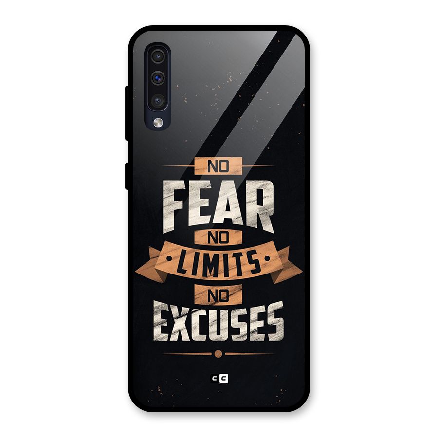 No Excuse Glass Back Case for Galaxy A30s