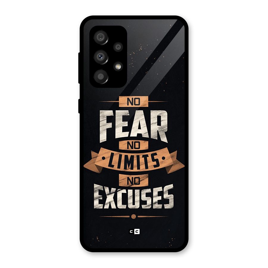 No Excuse Glass Back Case for Galaxy A32