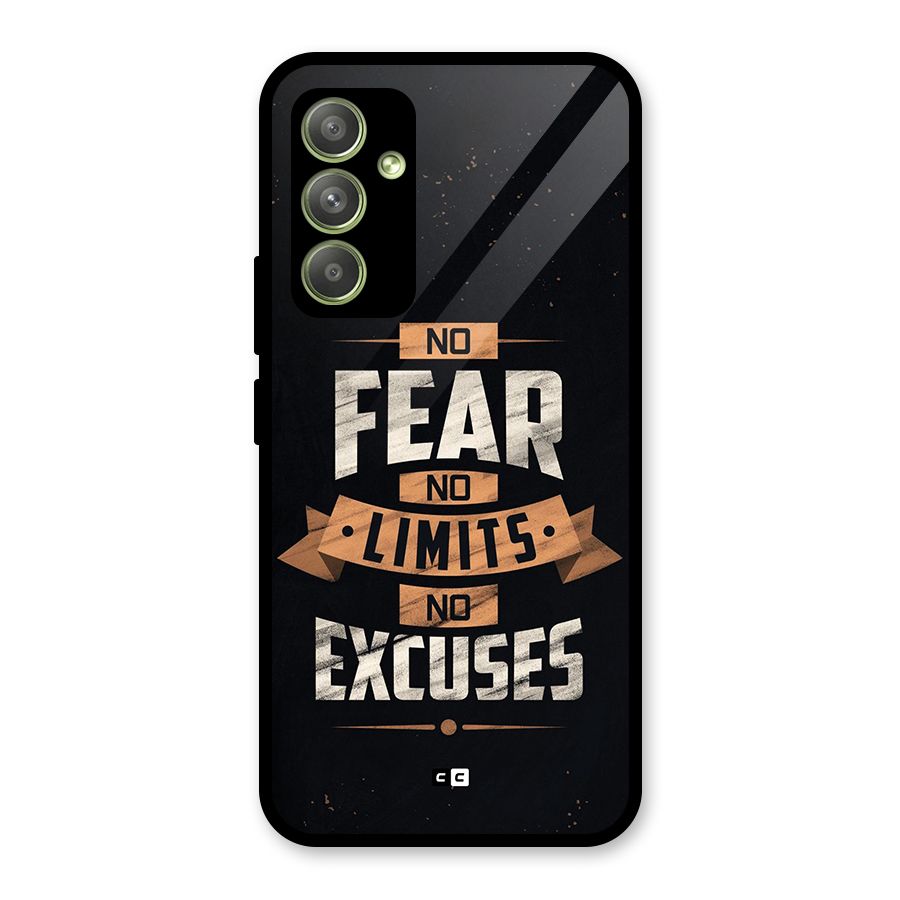 No Excuse Glass Back Case for Galaxy A54