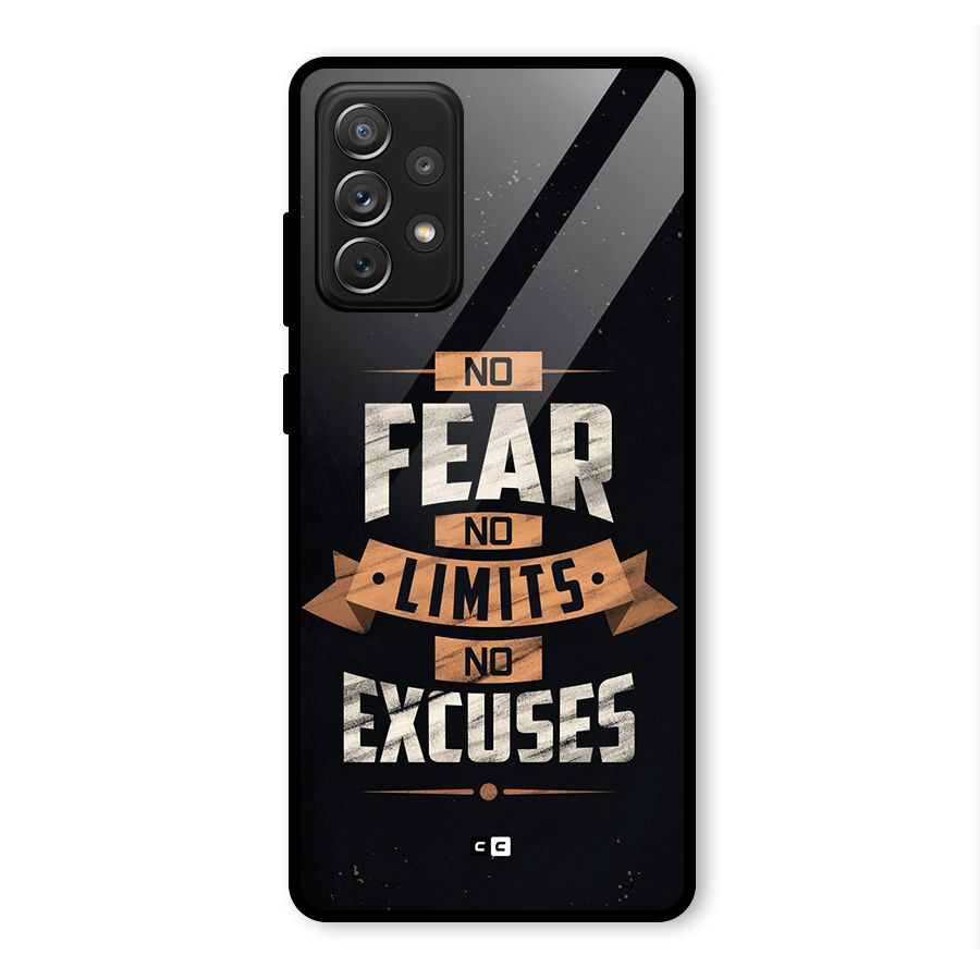 No Excuse Glass Back Case for Galaxy A72