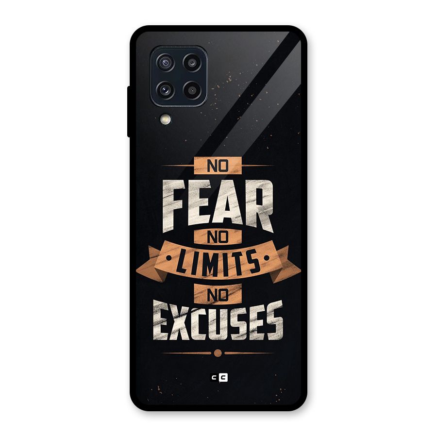 No Excuse Glass Back Case for Galaxy M32