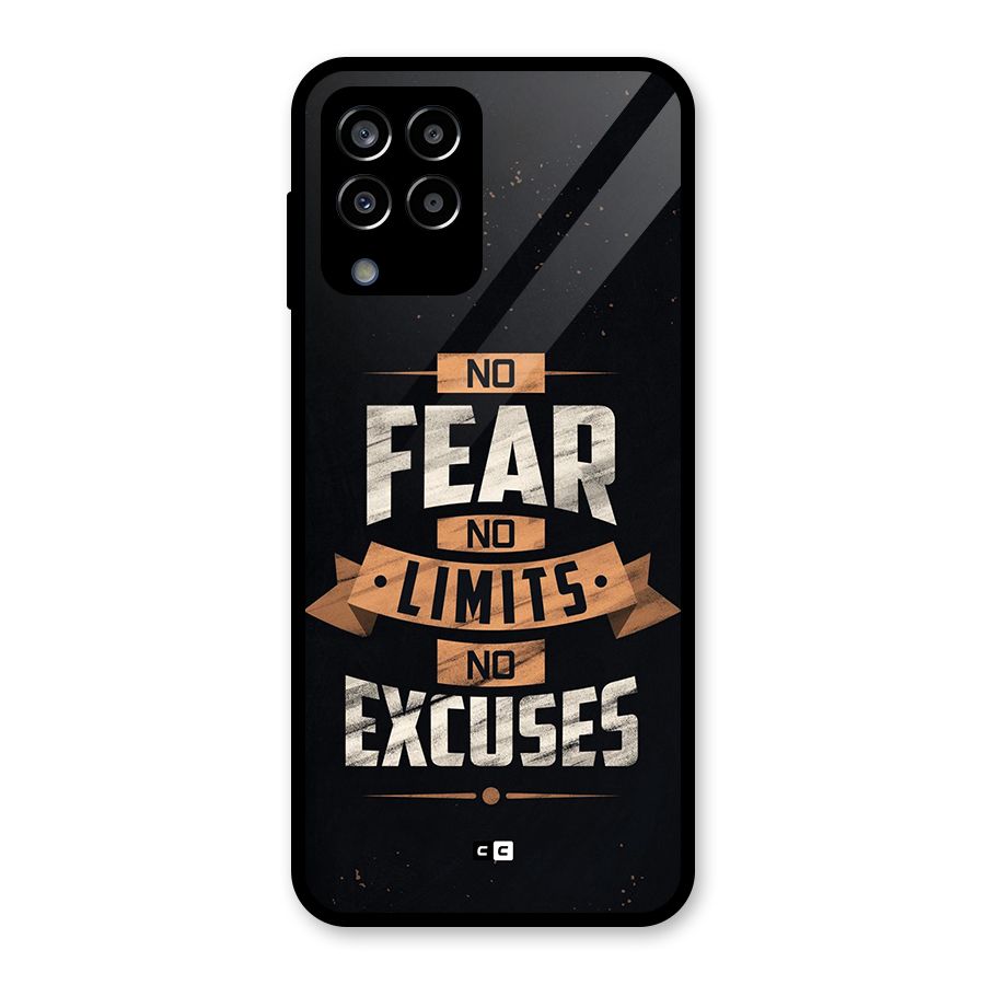No Excuse Glass Back Case for Galaxy M33