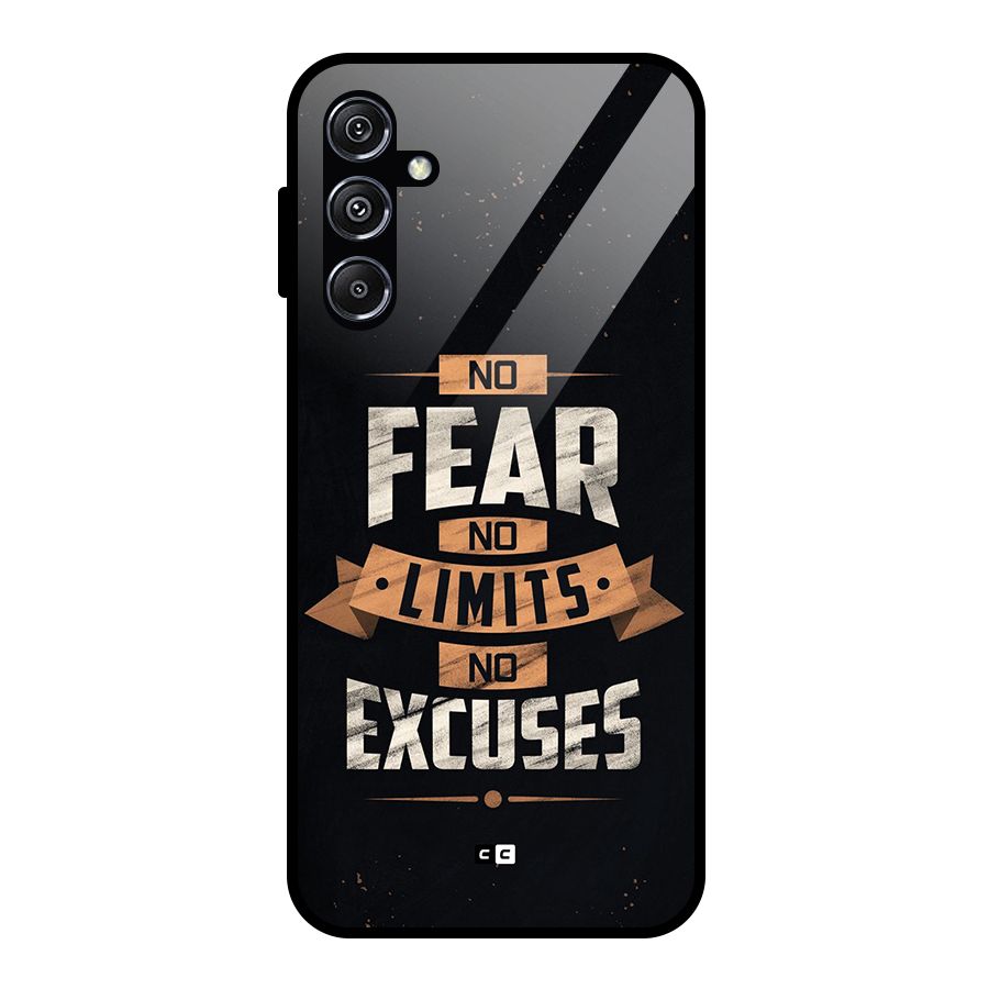 No Excuse Glass Back Case for Galaxy M34 5G