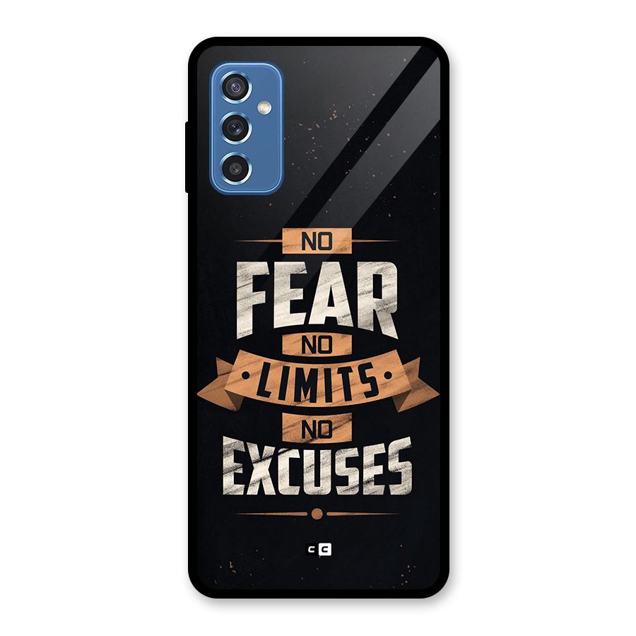 No Excuse Glass Back Case for Galaxy M52 5G