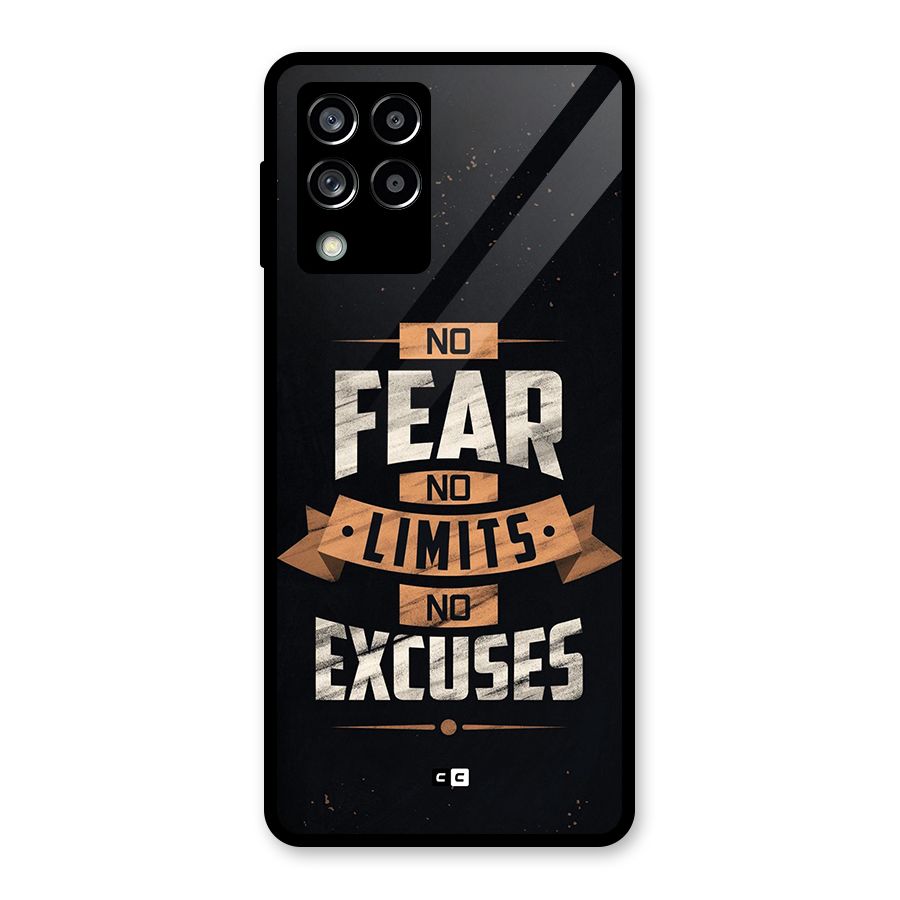 No Excuse Glass Back Case for Galaxy M53 5G
