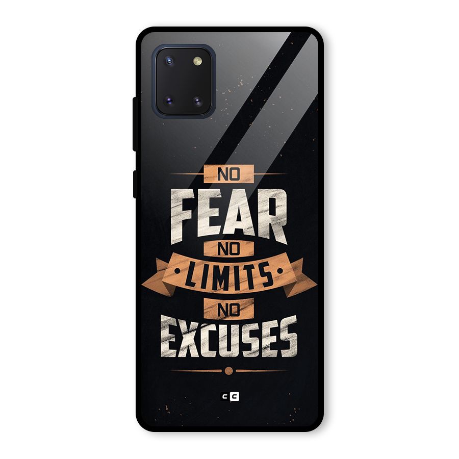 No Excuse Glass Back Case for Galaxy Note 10 Lite