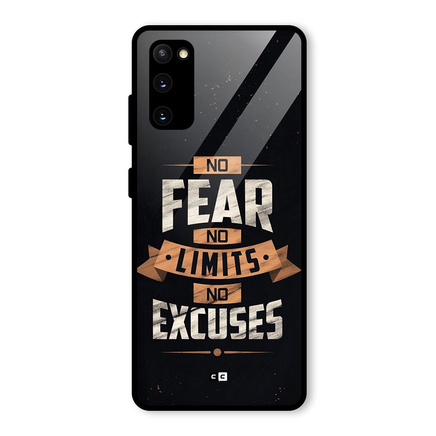 No Excuse Glass Back Case for Galaxy S20 FE 5G
