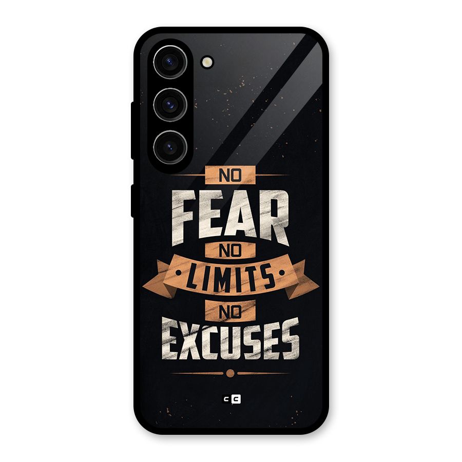 No Excuse Glass Back Case for Galaxy S23