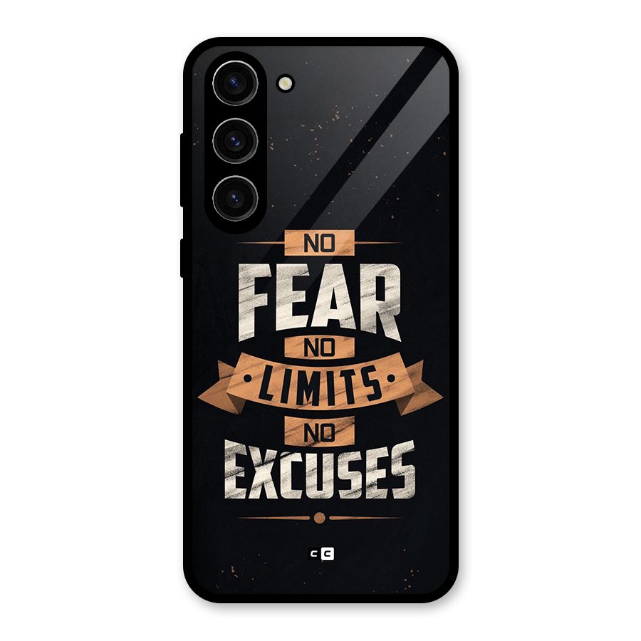 No Excuse Glass Back Case for Galaxy S23 Plus