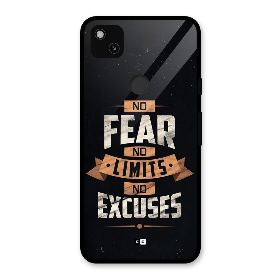No Excuse Glass Back Case for Google Pixel 4a