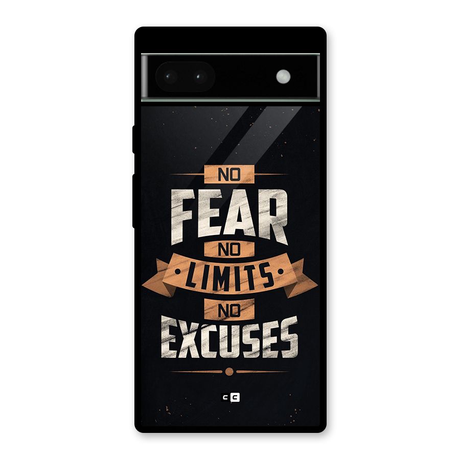 No Excuse Glass Back Case for Google Pixel 6a