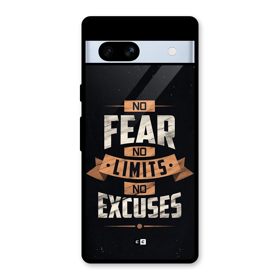 No Excuse Glass Back Case for Google Pixel 7a