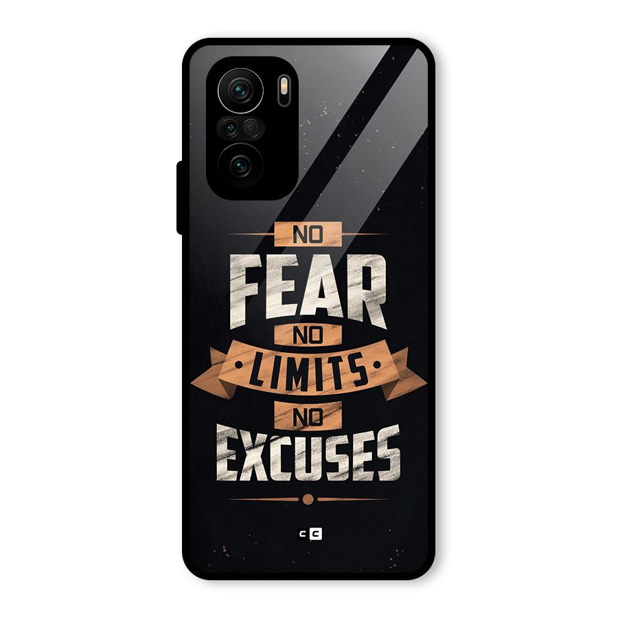 No Excuse Glass Back Case for Mi 11X Pro