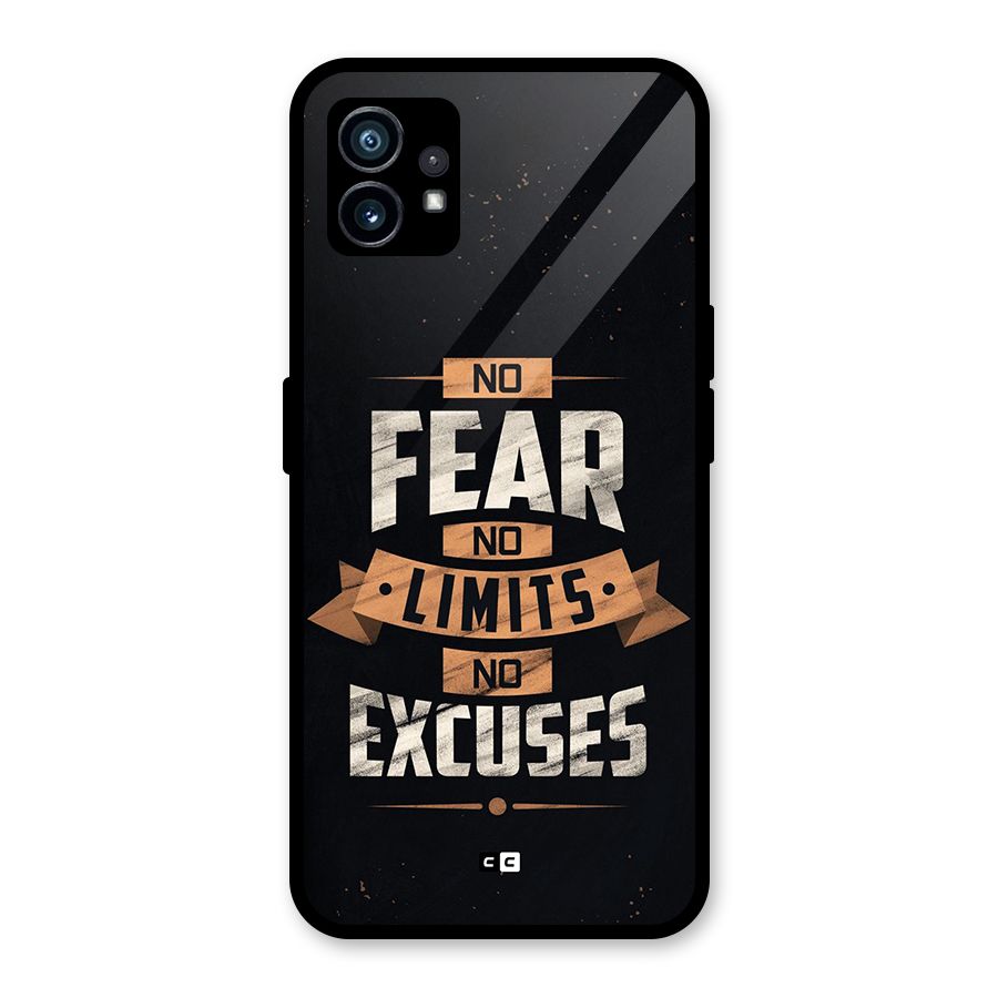 No Excuse Glass Back Case for Nothing Phone 1