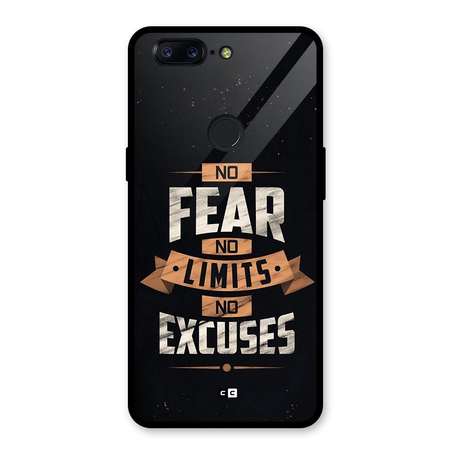 No Excuse Glass Back Case for OnePlus 5T