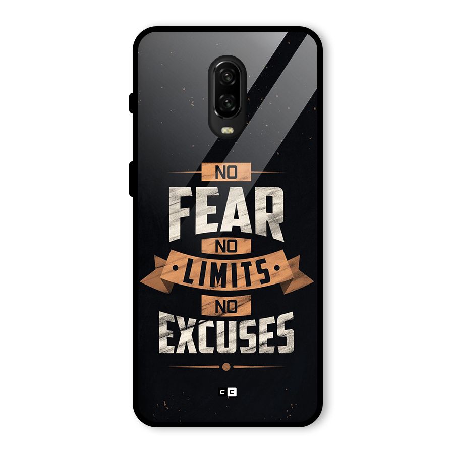 No Excuse Glass Back Case for OnePlus 6T