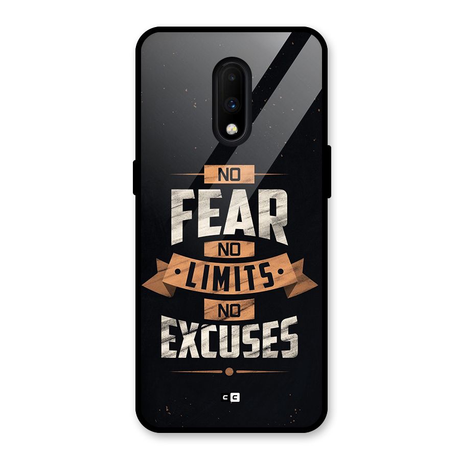 No Excuse Glass Back Case for OnePlus 7