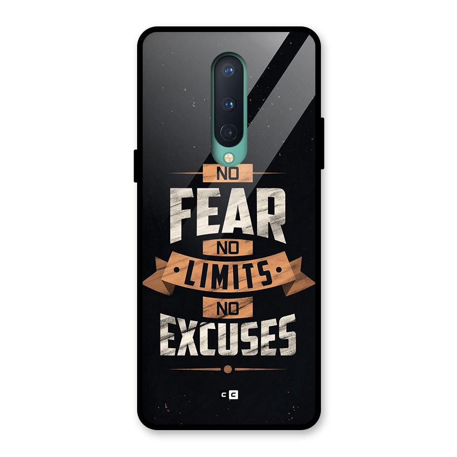 No Excuse Glass Back Case for OnePlus 8