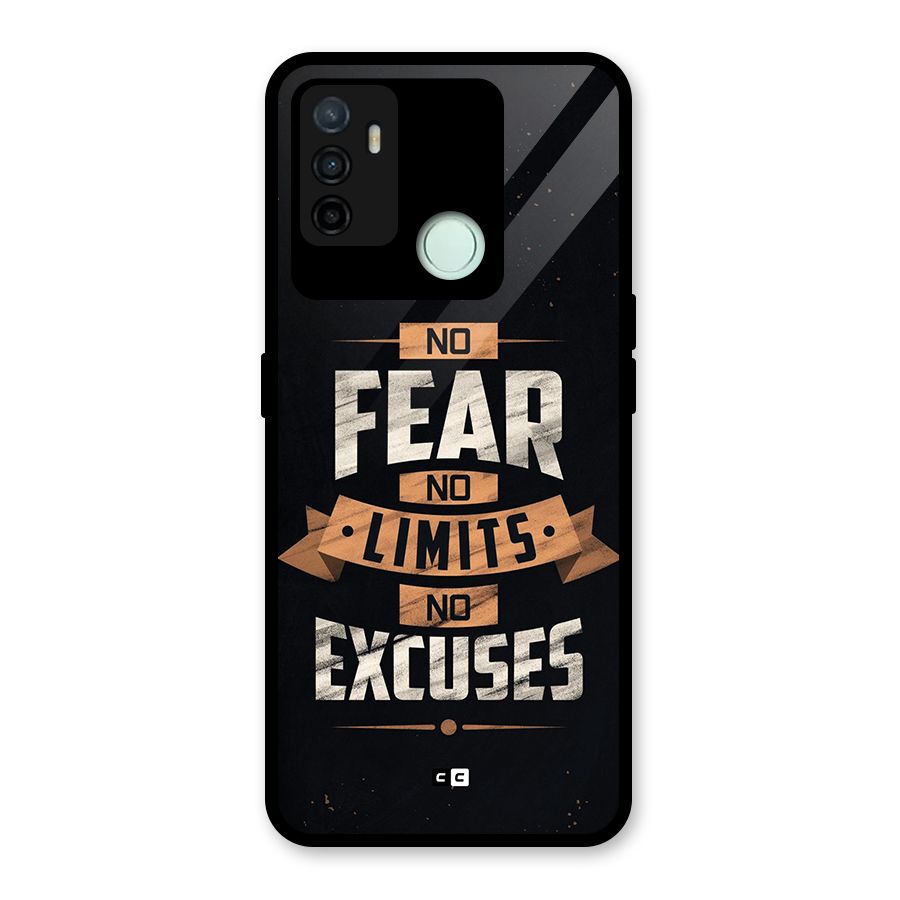 No Excuse Glass Back Case for Oppo A53