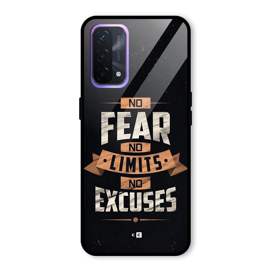 No Excuse Glass Back Case for Oppo A74 5G