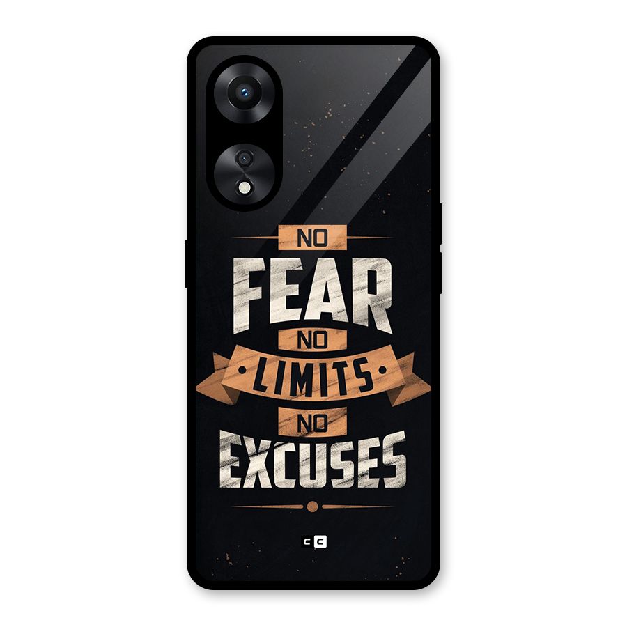 No Excuse Glass Back Case for Oppo A78