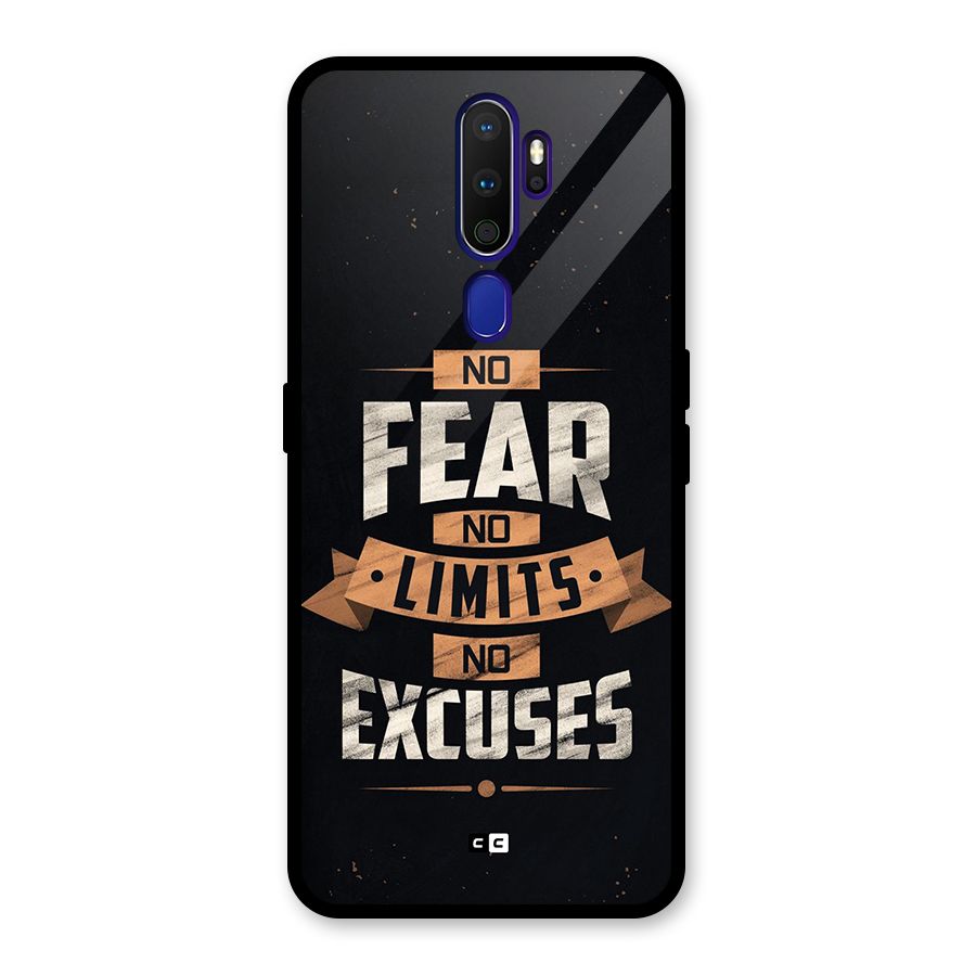 No Excuse Glass Back Case for Oppo A9 (2020)