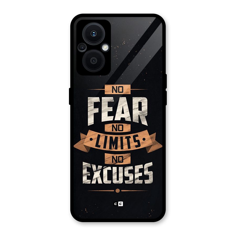 No Excuse Glass Back Case for Oppo F21s Pro 5G