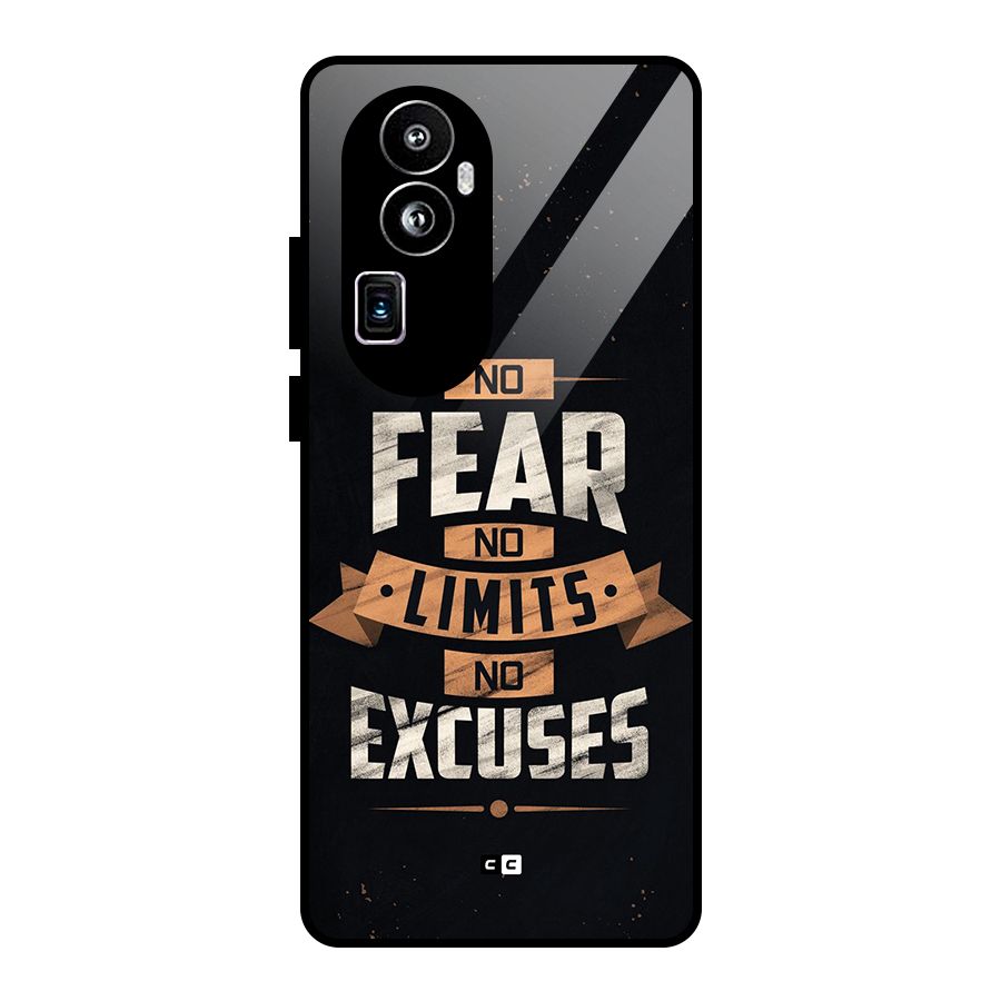 No Excuse Glass Back Case for Oppo Reno10 Pro Plus