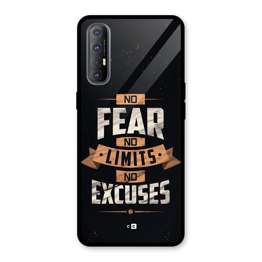 No Excuse Glass Back Case for Oppo Reno3 Pro