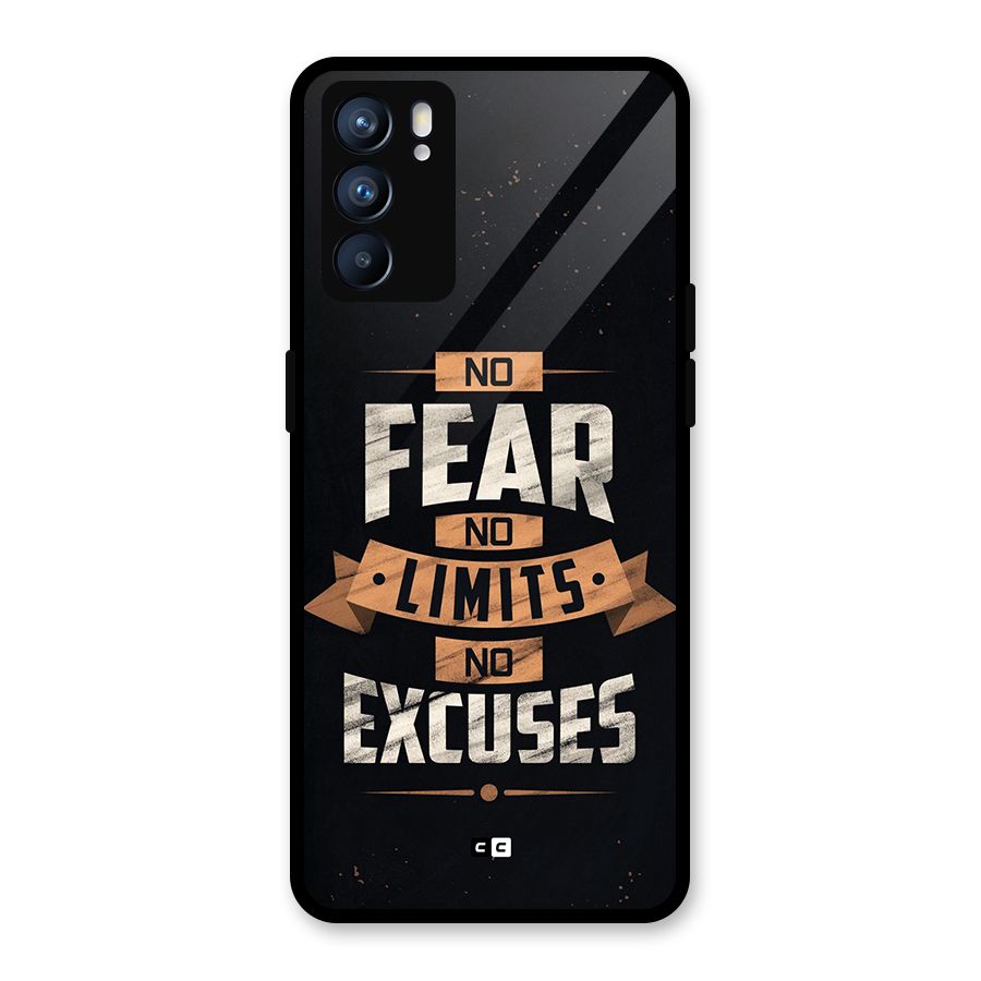 No Excuse Glass Back Case for Oppo Reno6 5G