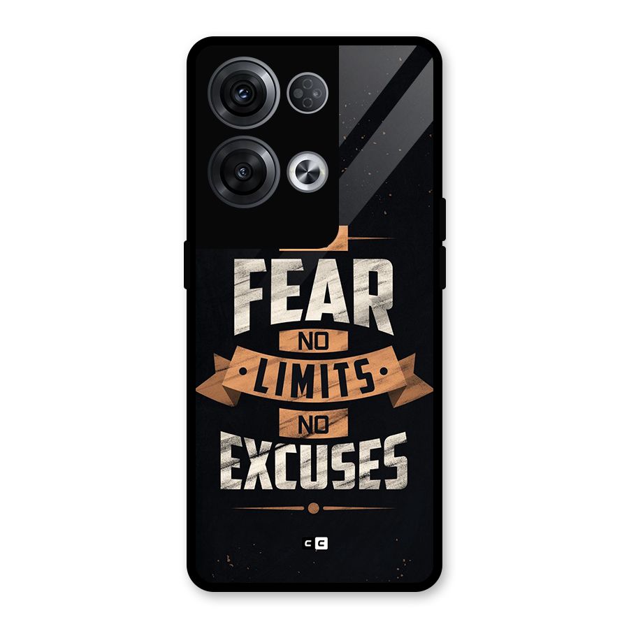 No Excuse Glass Back Case for Oppo Reno8 Pro 5G