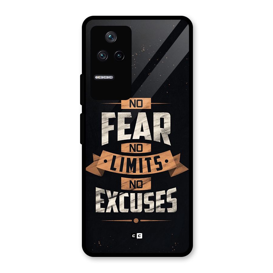 No Excuse Glass Back Case for Poco F4 5G