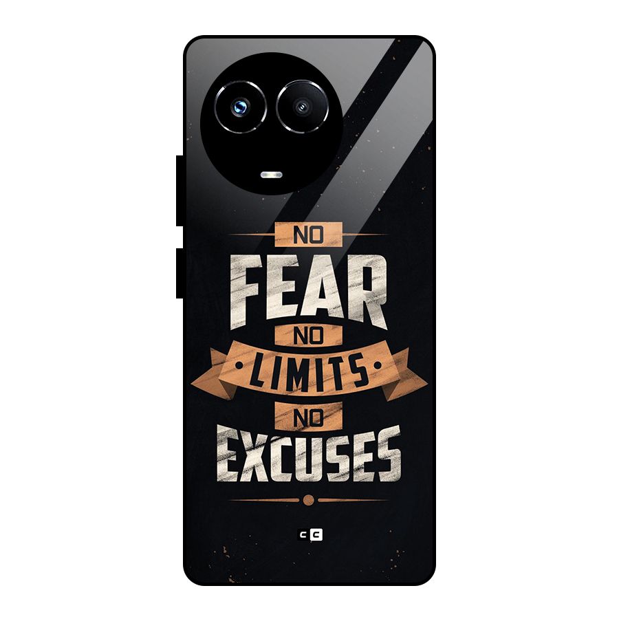 No Excuse Glass Back Case for Realme 11X