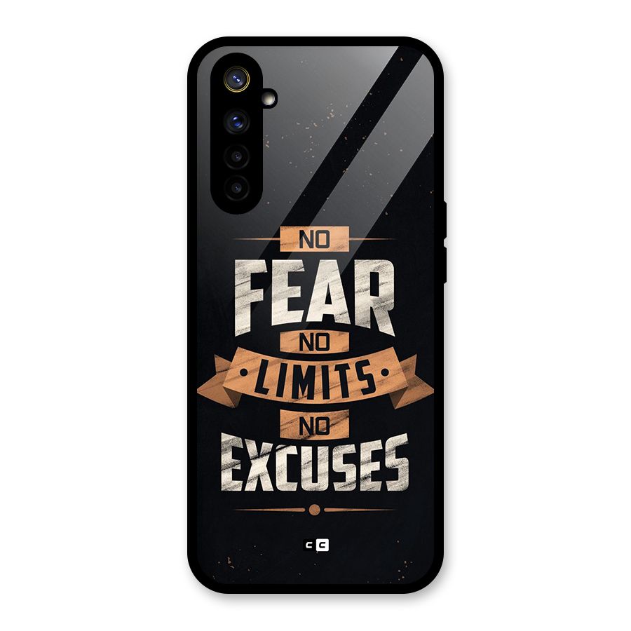 No Excuse Glass Back Case for Realme 6