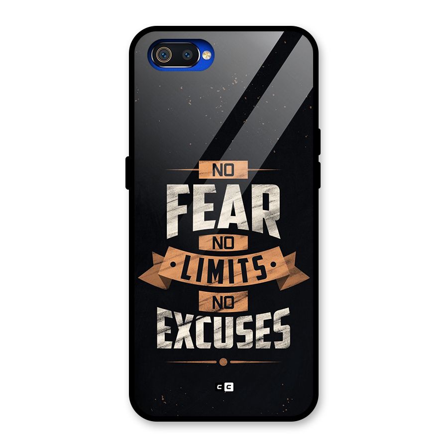 No Excuse Glass Back Case for Realme C2