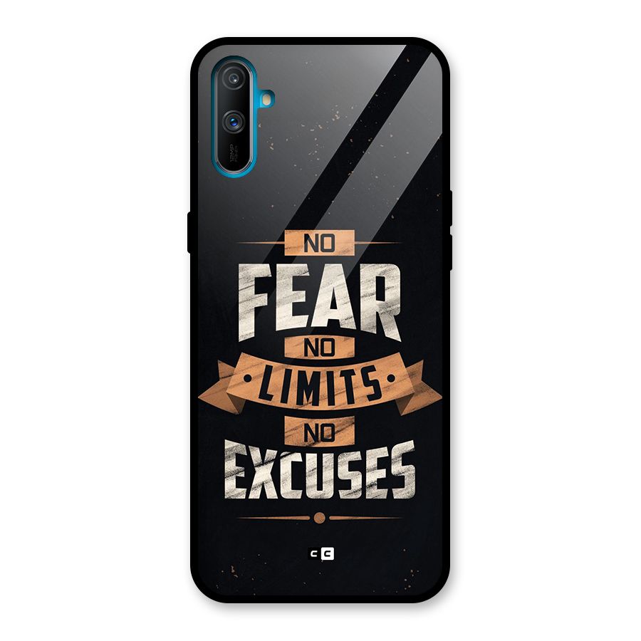 No Excuse Glass Back Case for Realme C3